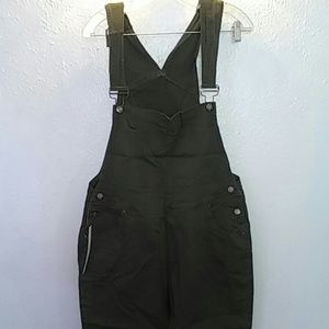 Plus size overall jeans